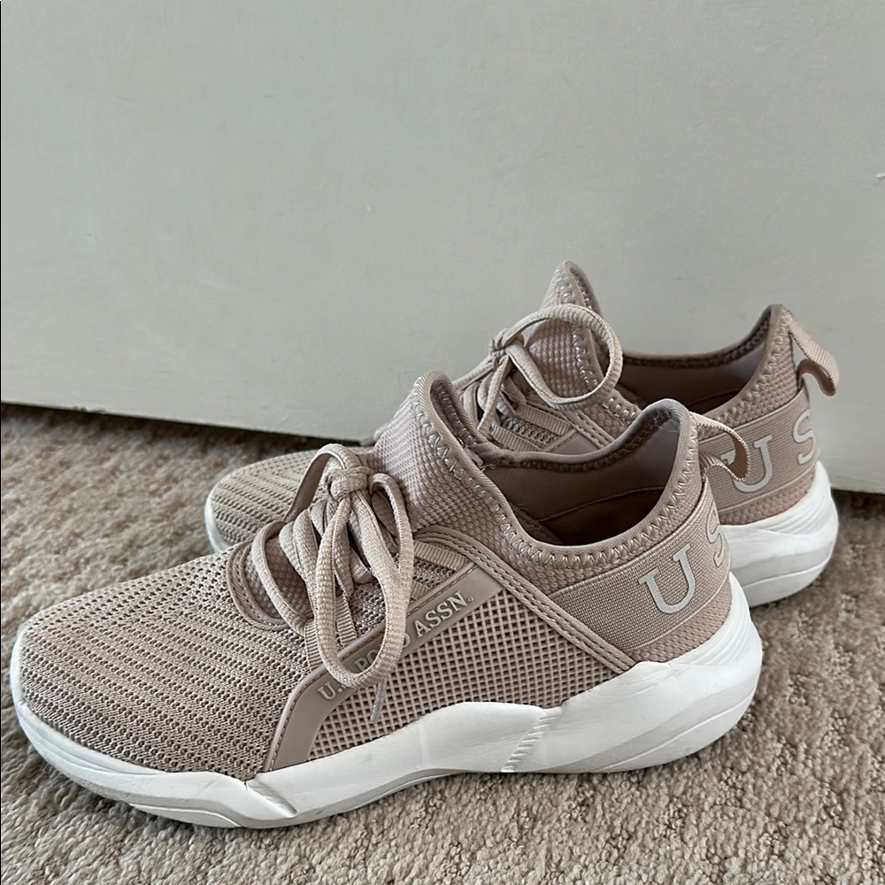 U.S. Polo Assn. Women's Beige Sneakers